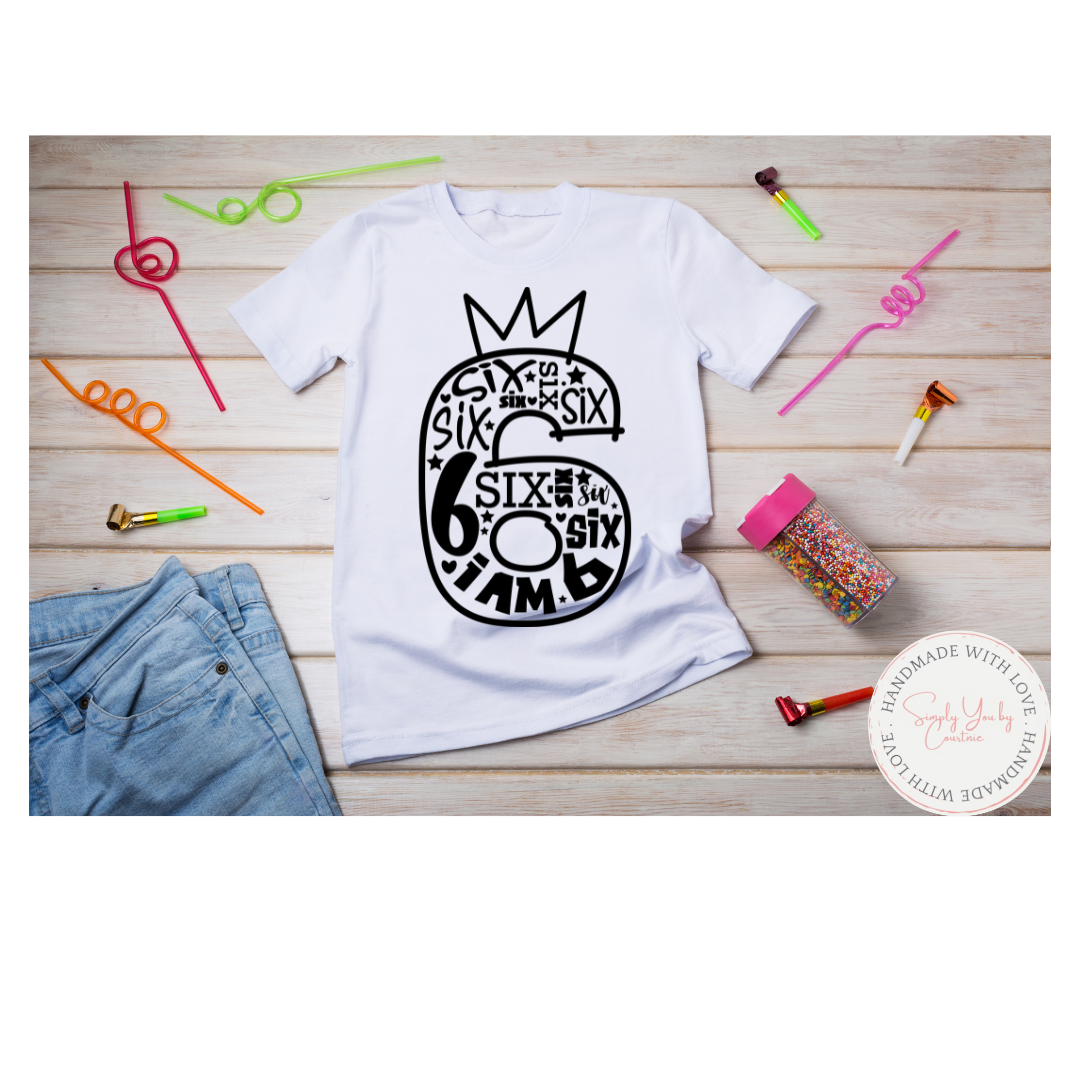 Birthday Number Shirts (1-9)