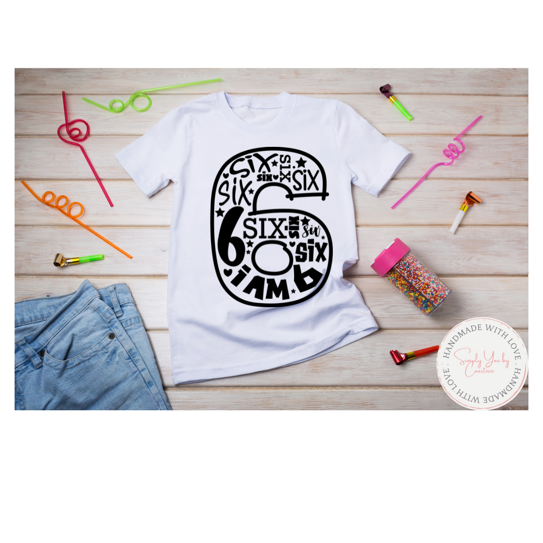 Birthday Number Shirts (1-9)