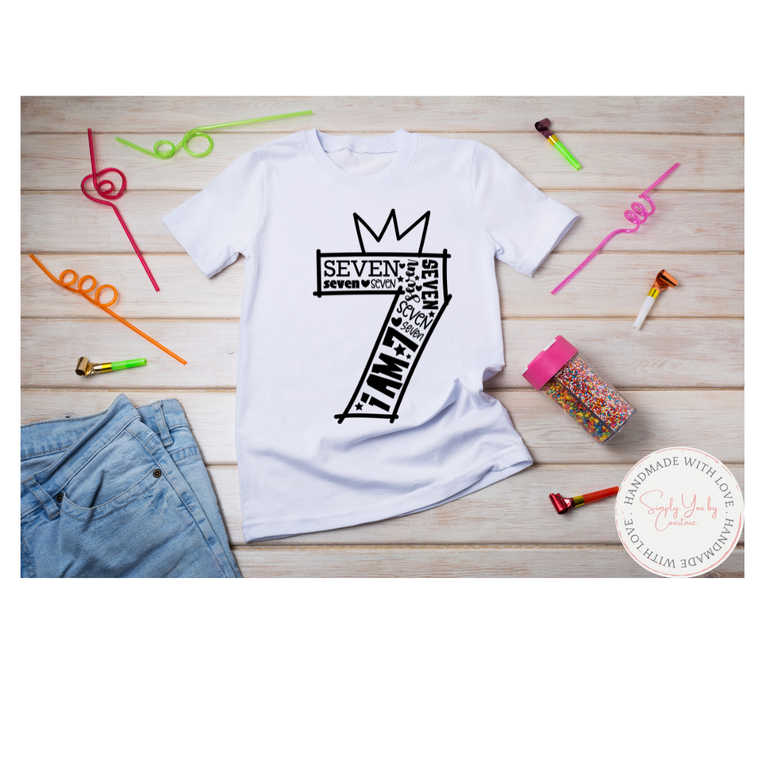 Birthday Number Shirts (1-9)