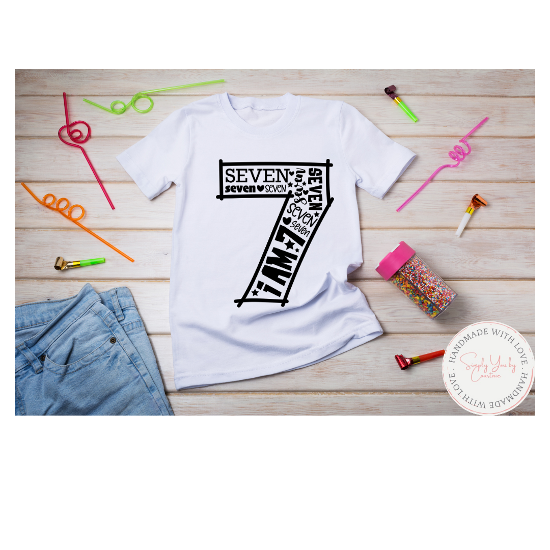 Birthday Number Shirts (1-9)