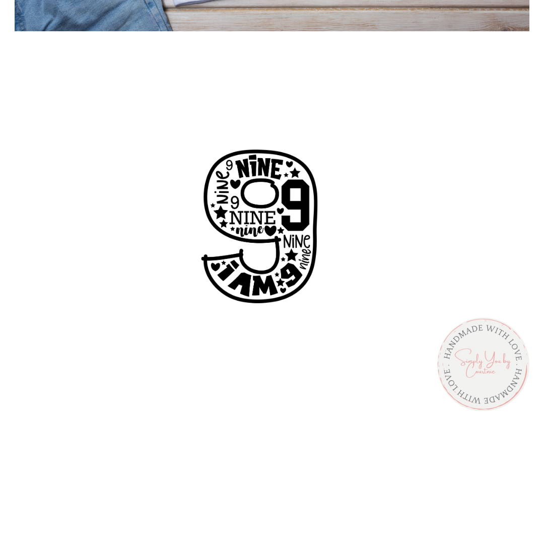 Birthday Number Shirts (1-9)