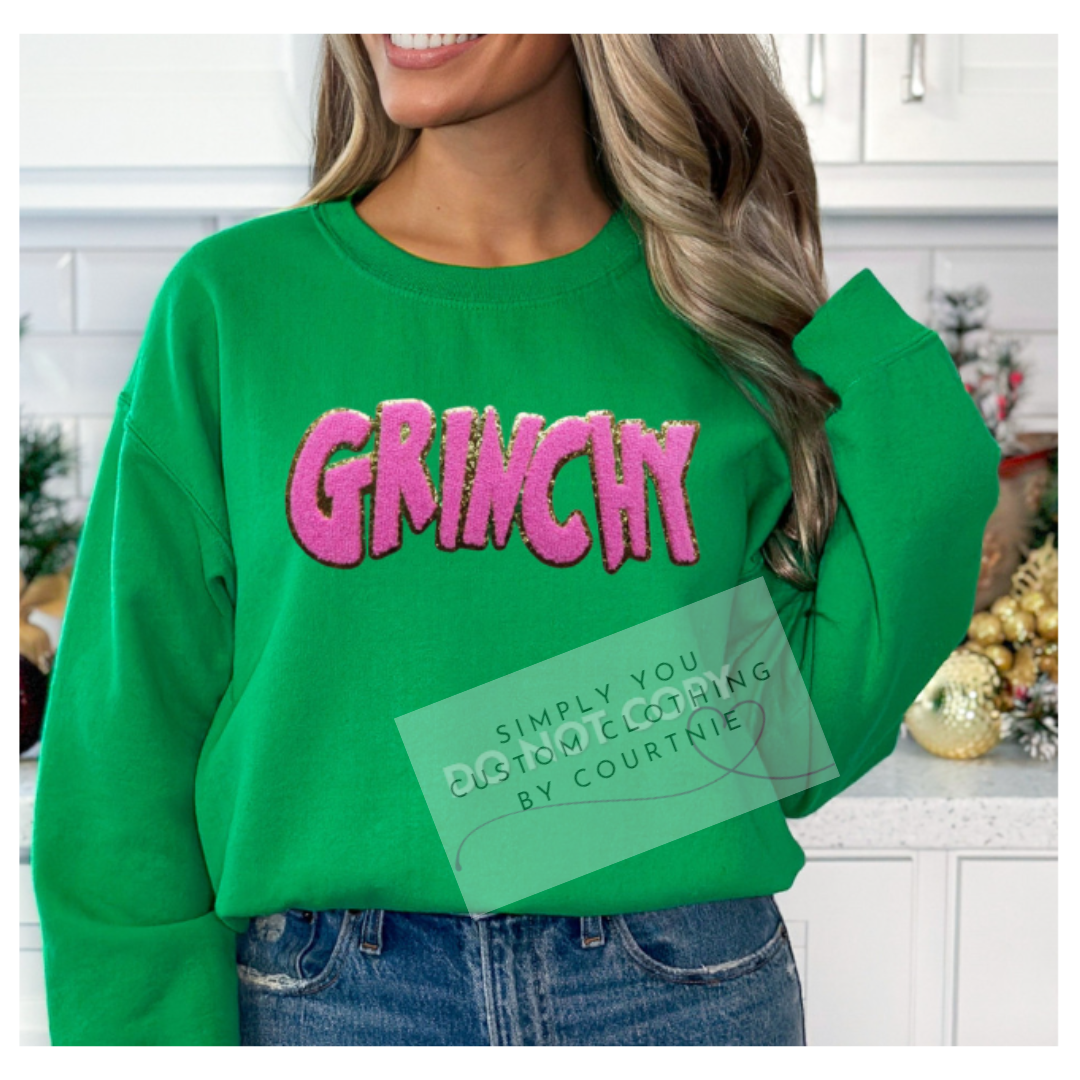 Grinch Inspired Chenille