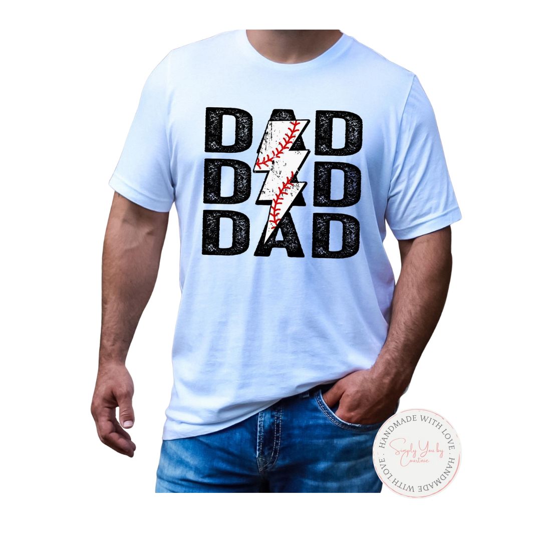 Baseball Lightening Dad