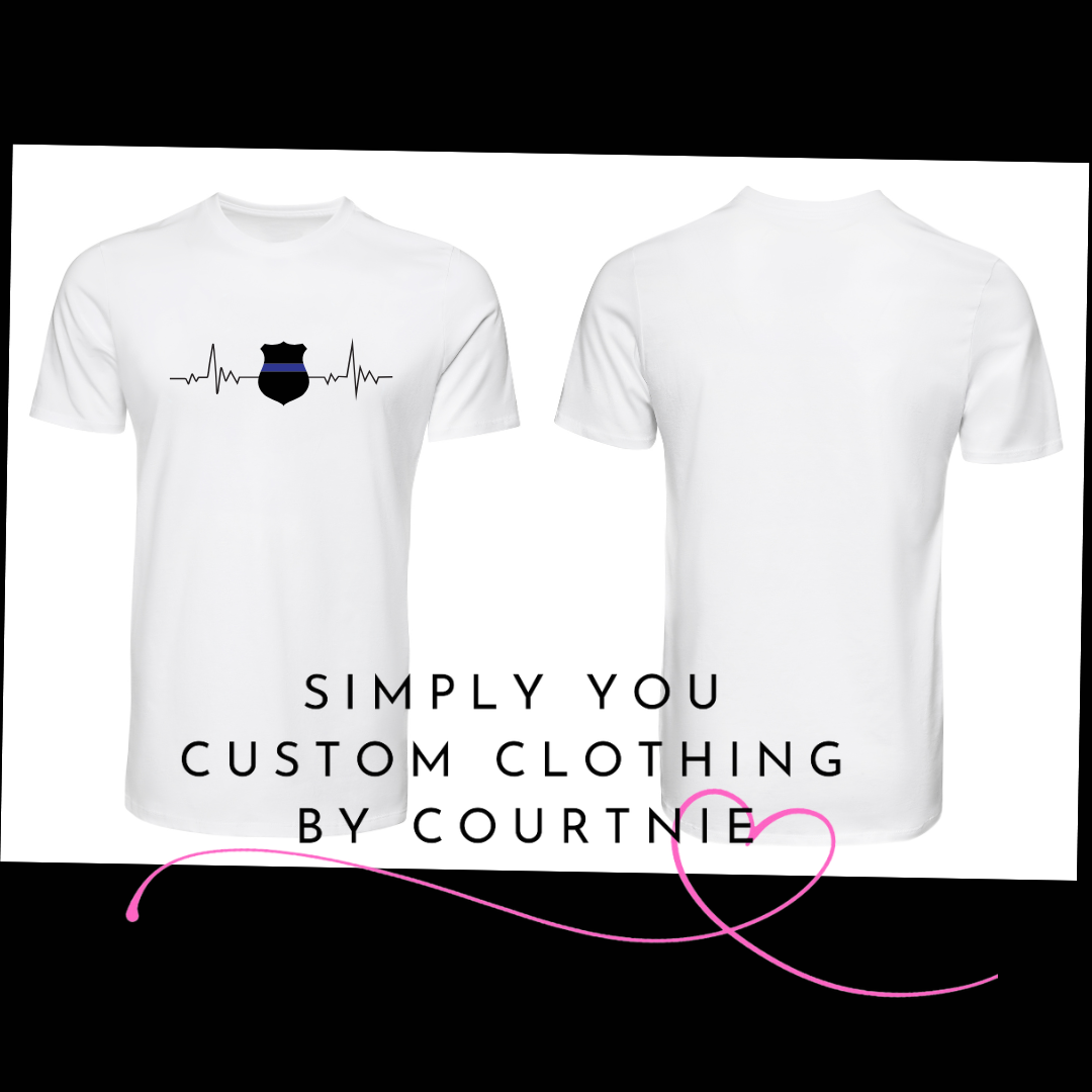 Heartbeat Police Badge