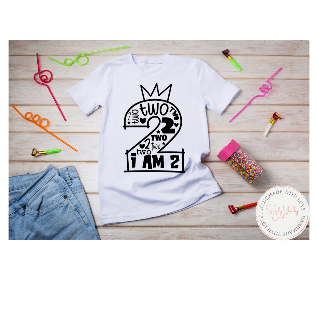 Birthday Number Shirts (1-9)