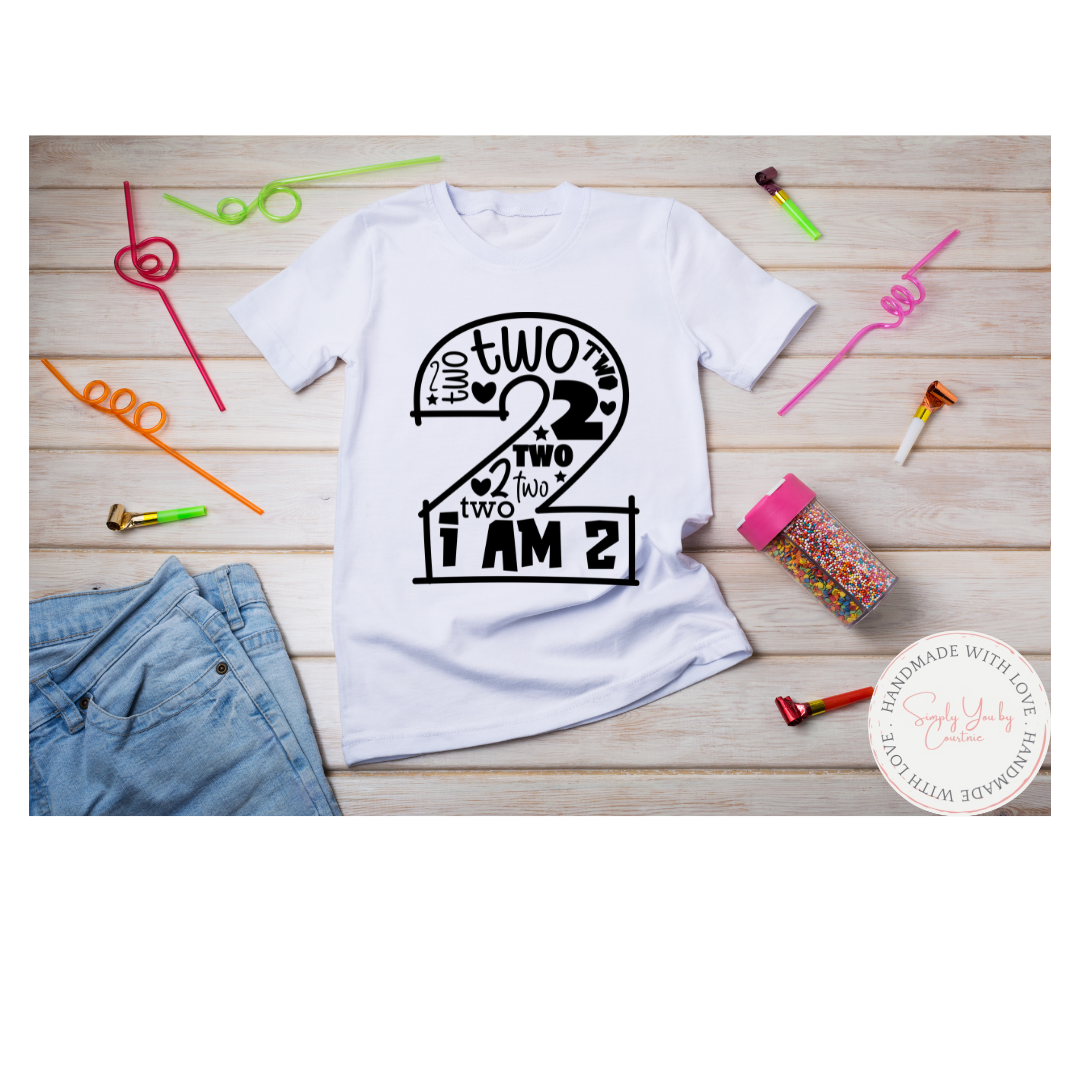 Birthday Number Shirts (1-9)