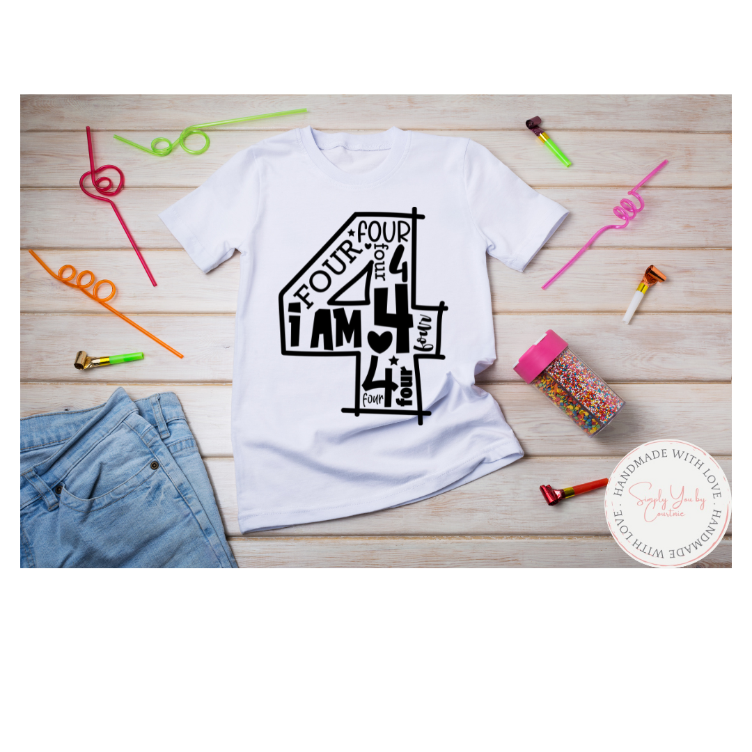 Birthday Number Shirts (1-9)