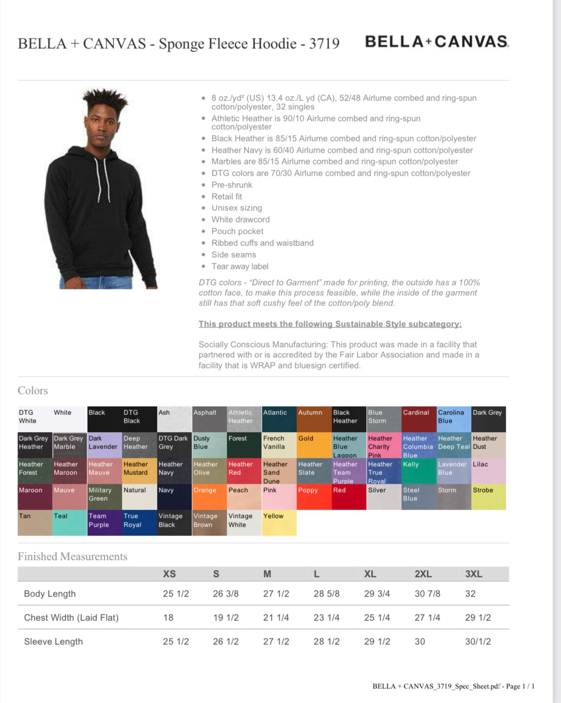 Sun Salt Sand Hooded Sweatshirt