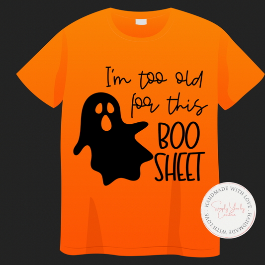 Boo Sheet