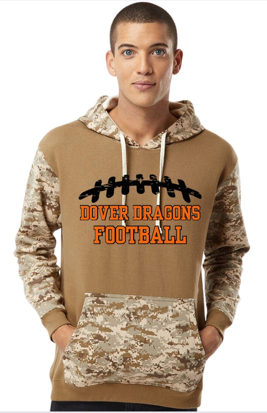 Coyote Brown Camo Hooded Sweatshirt