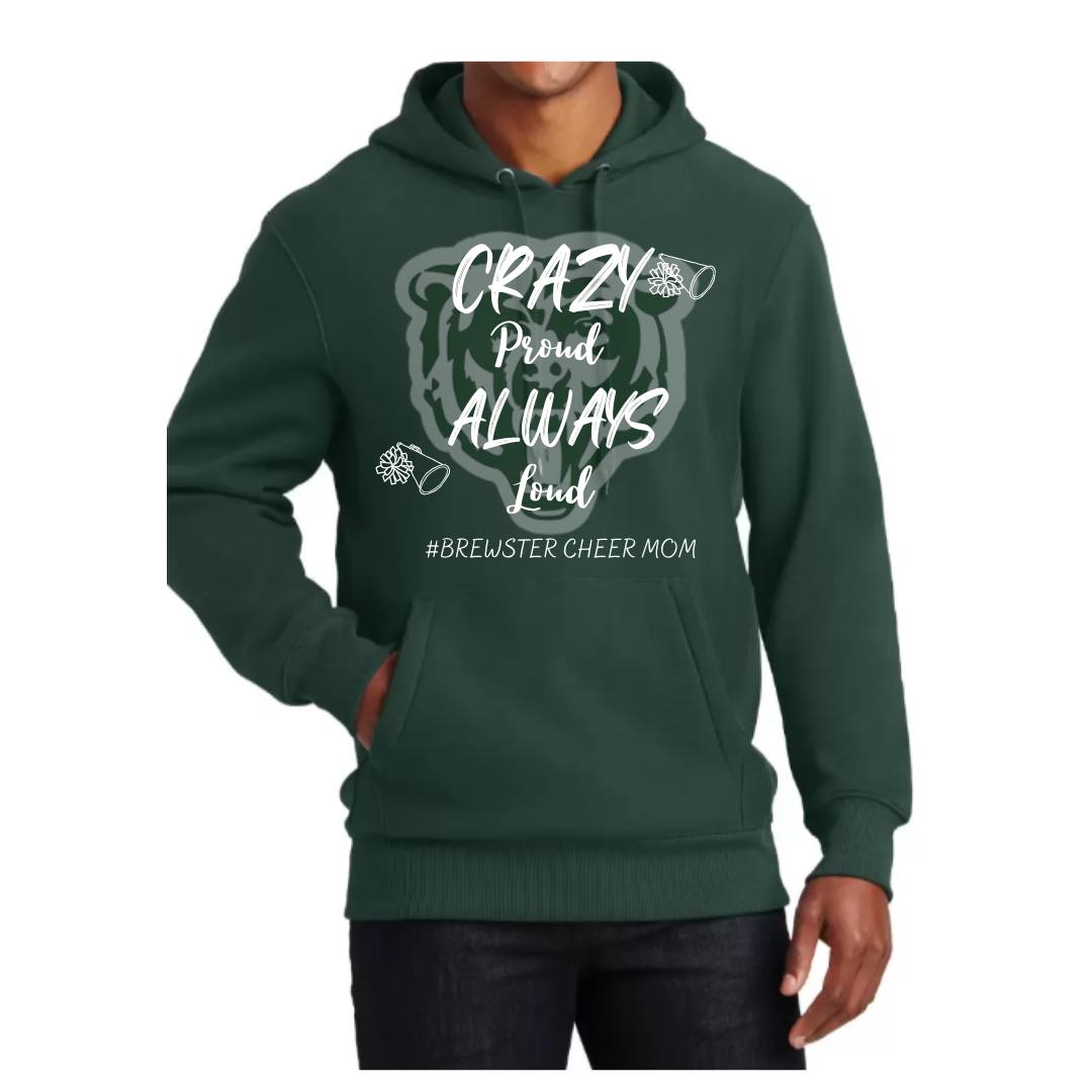 Brewster Cheer Mom Bear Heavyweight Hooded Sweatshirt