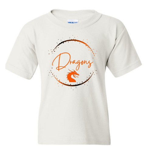 Dragon Circle Paint Splatter