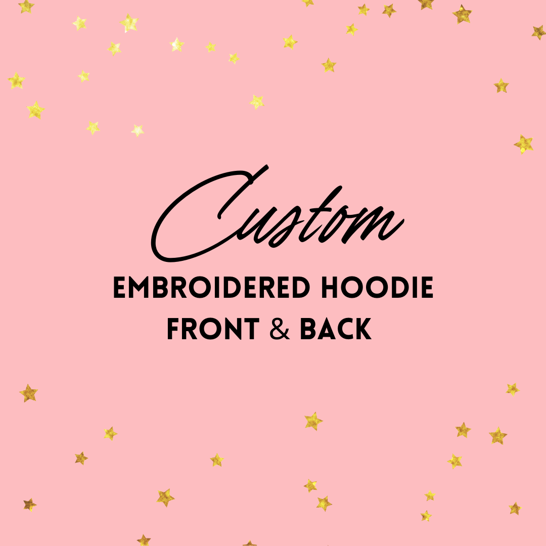 Hooded Sweatshirt-Embroidered/Screenprint