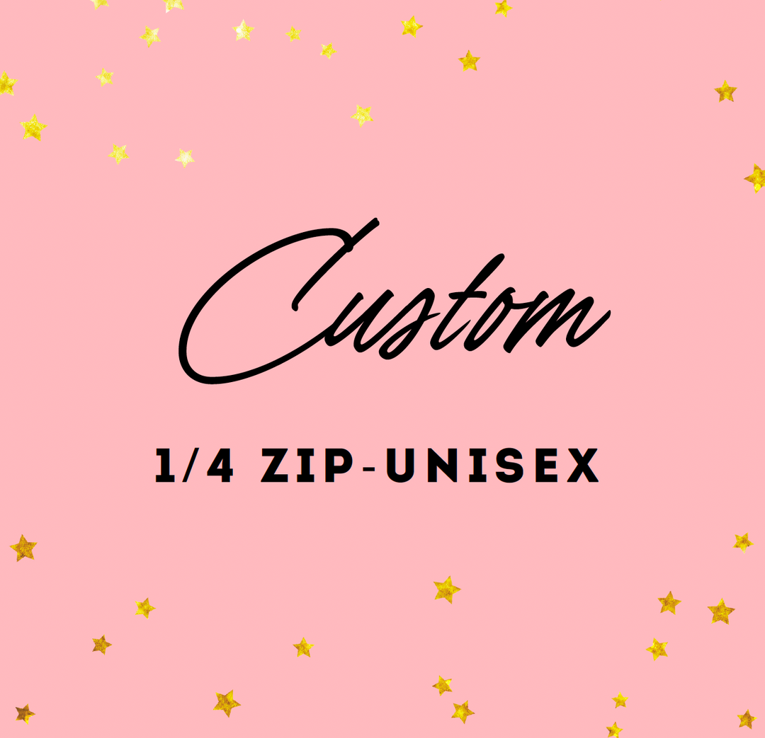 Custom 1/4 Zip Sweatshirt- Unisex