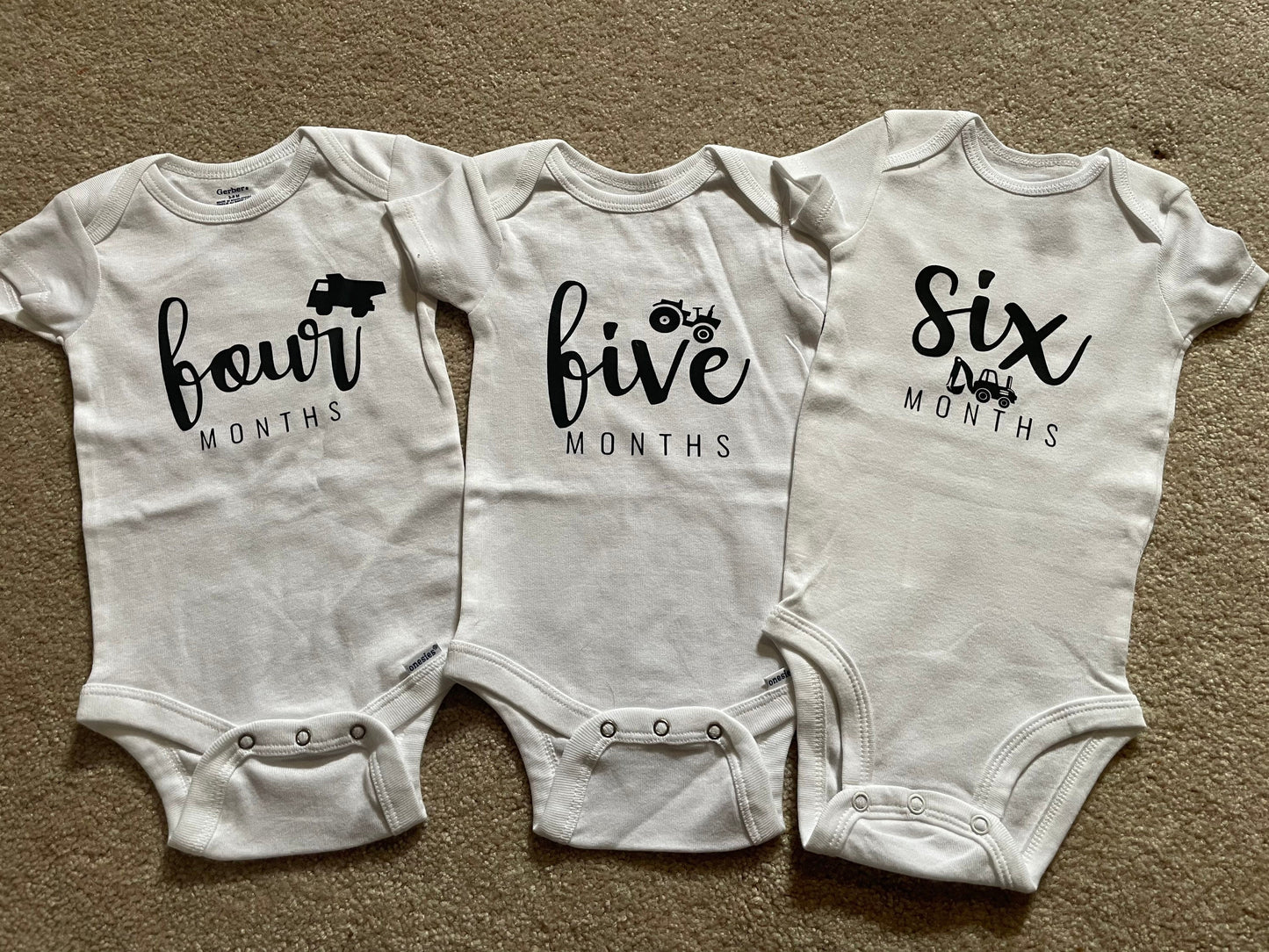 Milestone Onesie Gift Set -Customizable