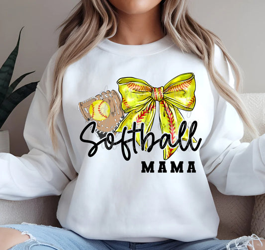 Softball Mama Bow