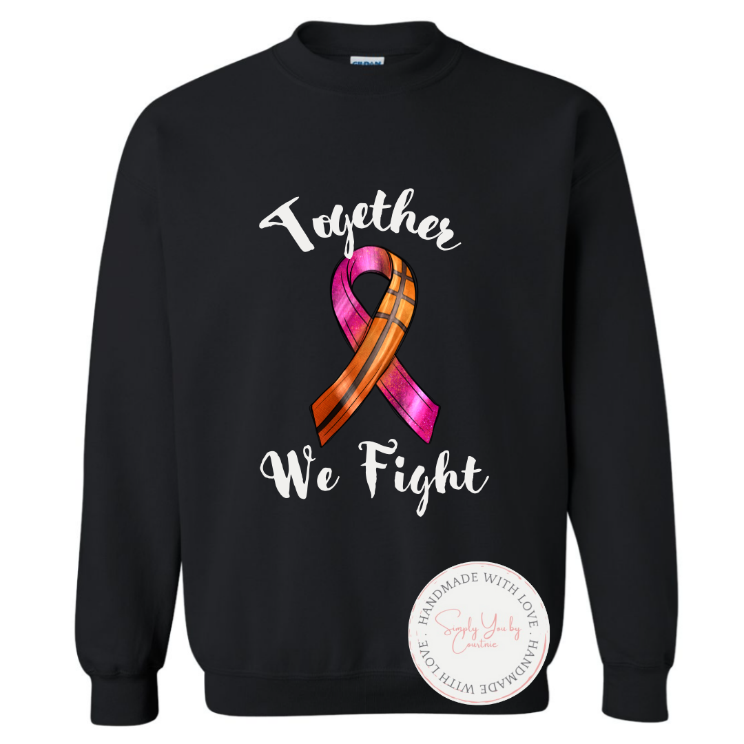 Together We Fight Basketball Ribbon