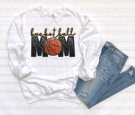 Glitter Basketbalk Mom