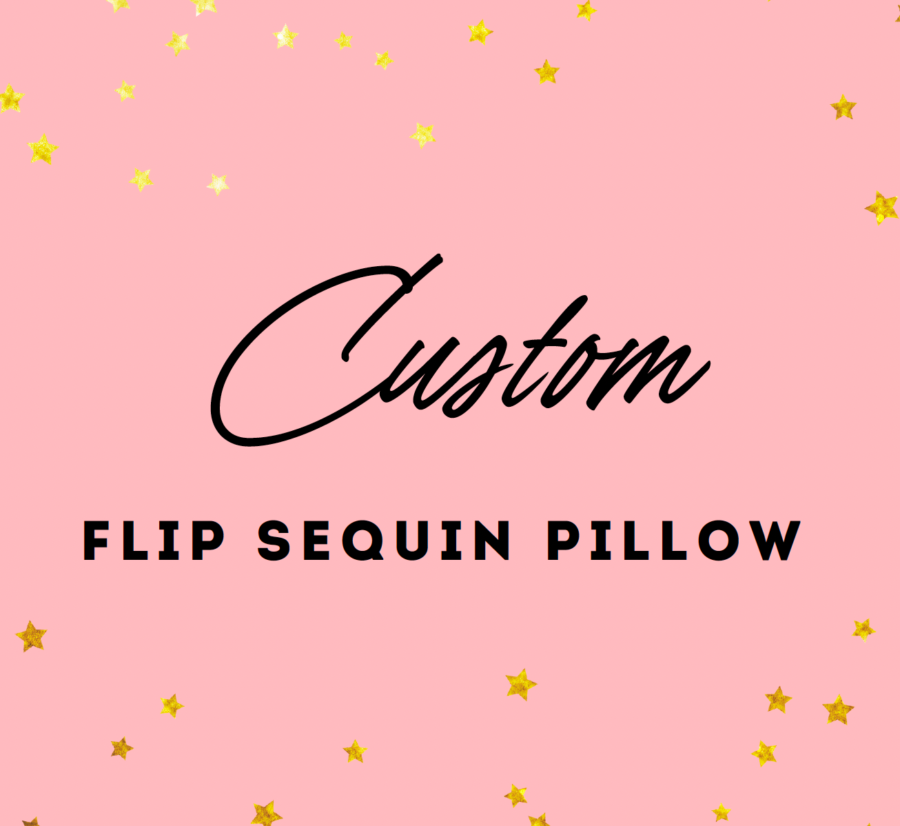 Custom Flip Sequin Pillow