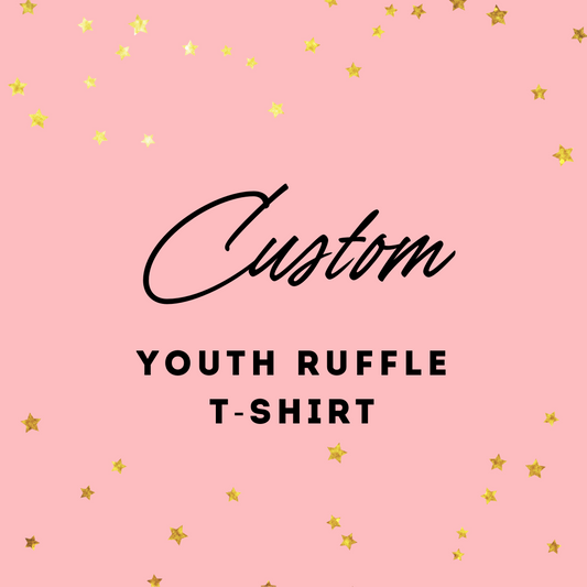 Custom Youth Ruffle T-Shirt