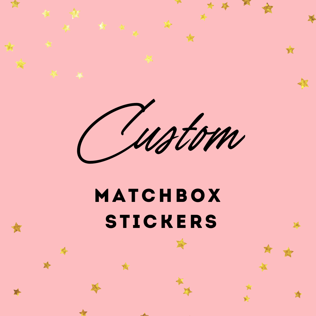 Custom Matchbox Stickers