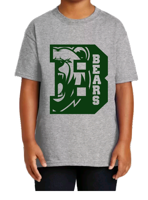 Grey B Bears Cutout T-Shirt