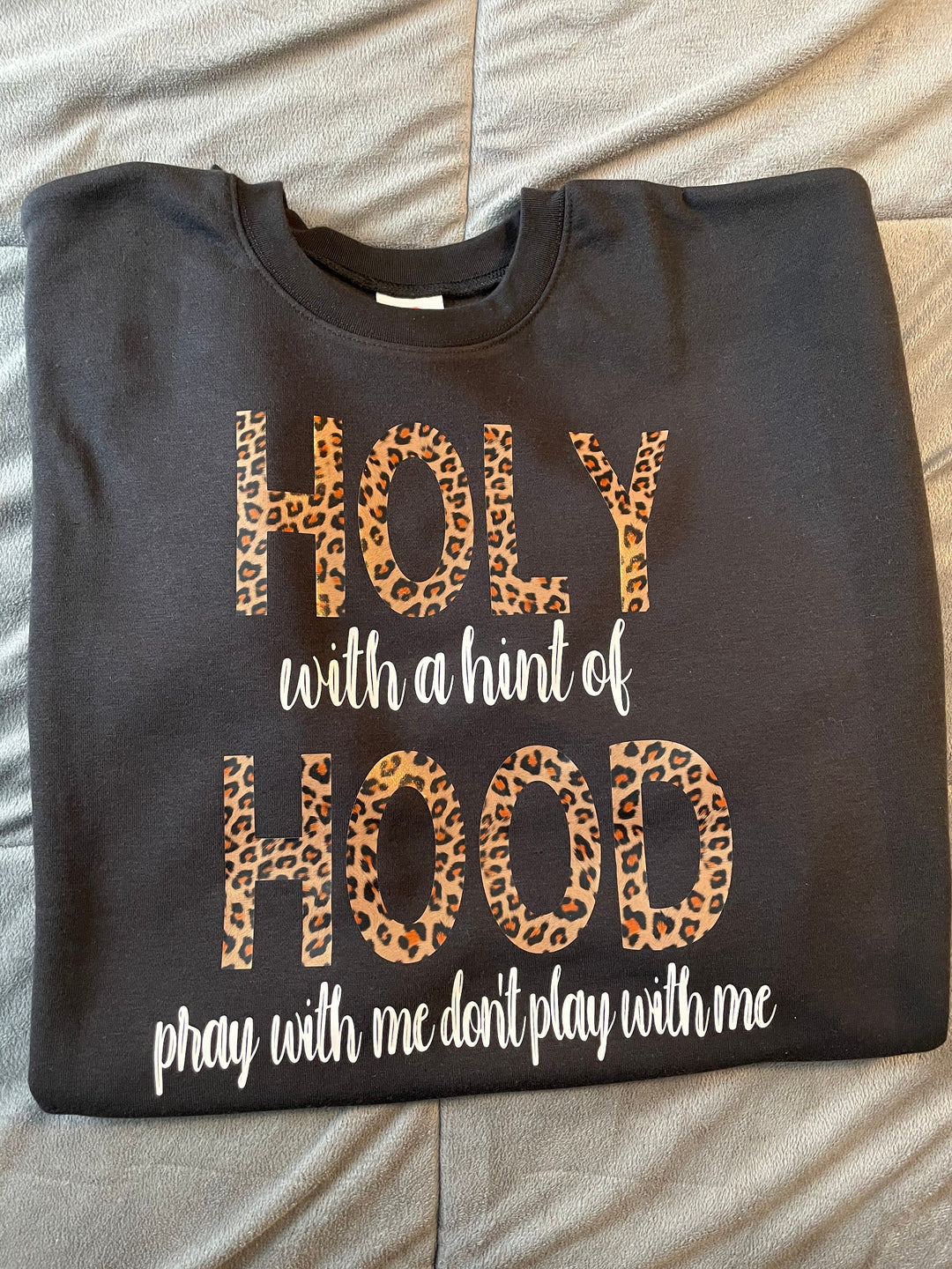 Holy Hood Leopard Sweatshirt