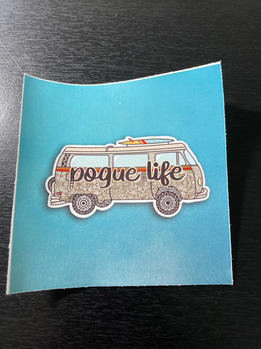 Pogue Life Car Decal Sticker
