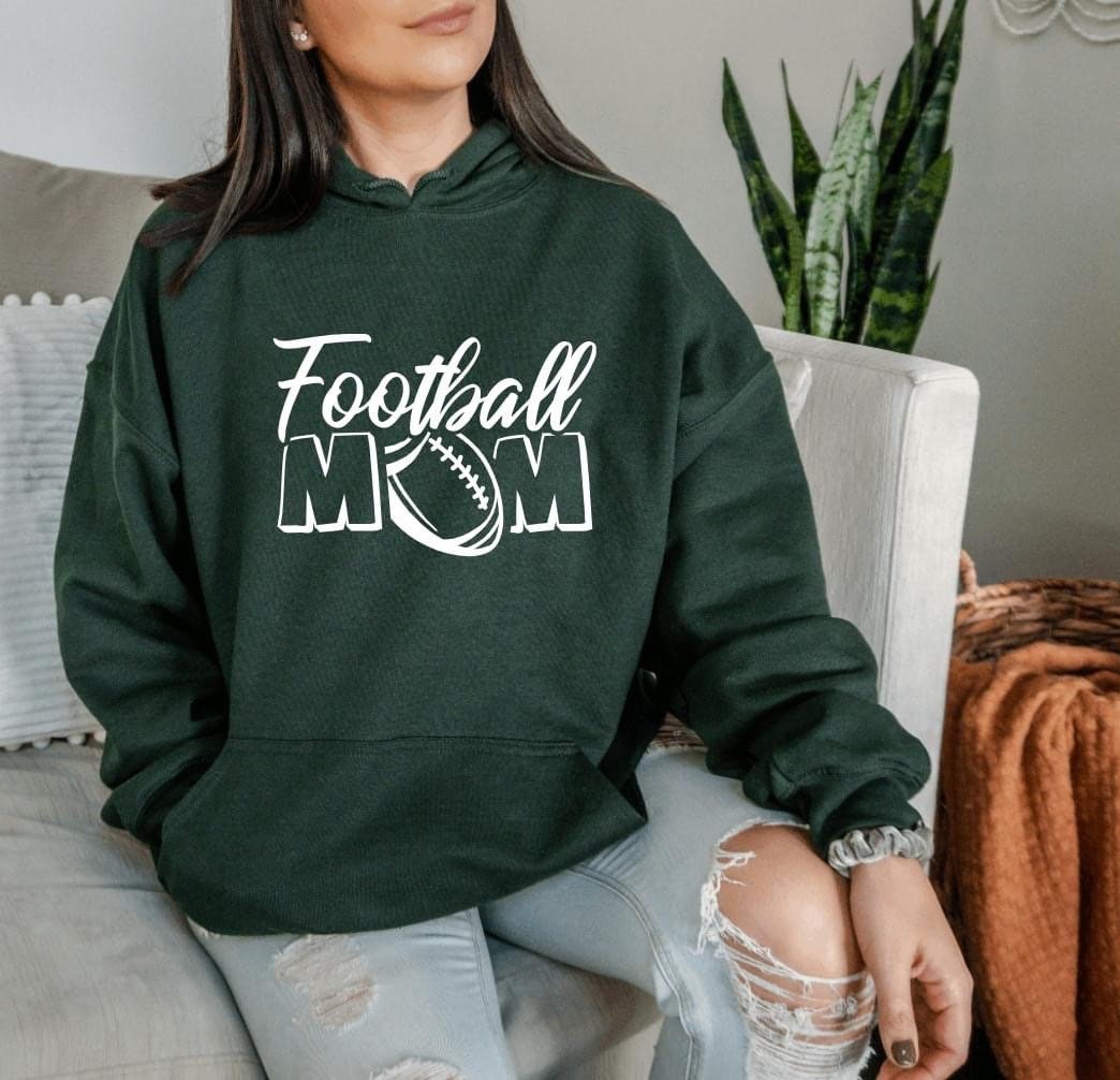 Football Mom Hooded Sweatshirt