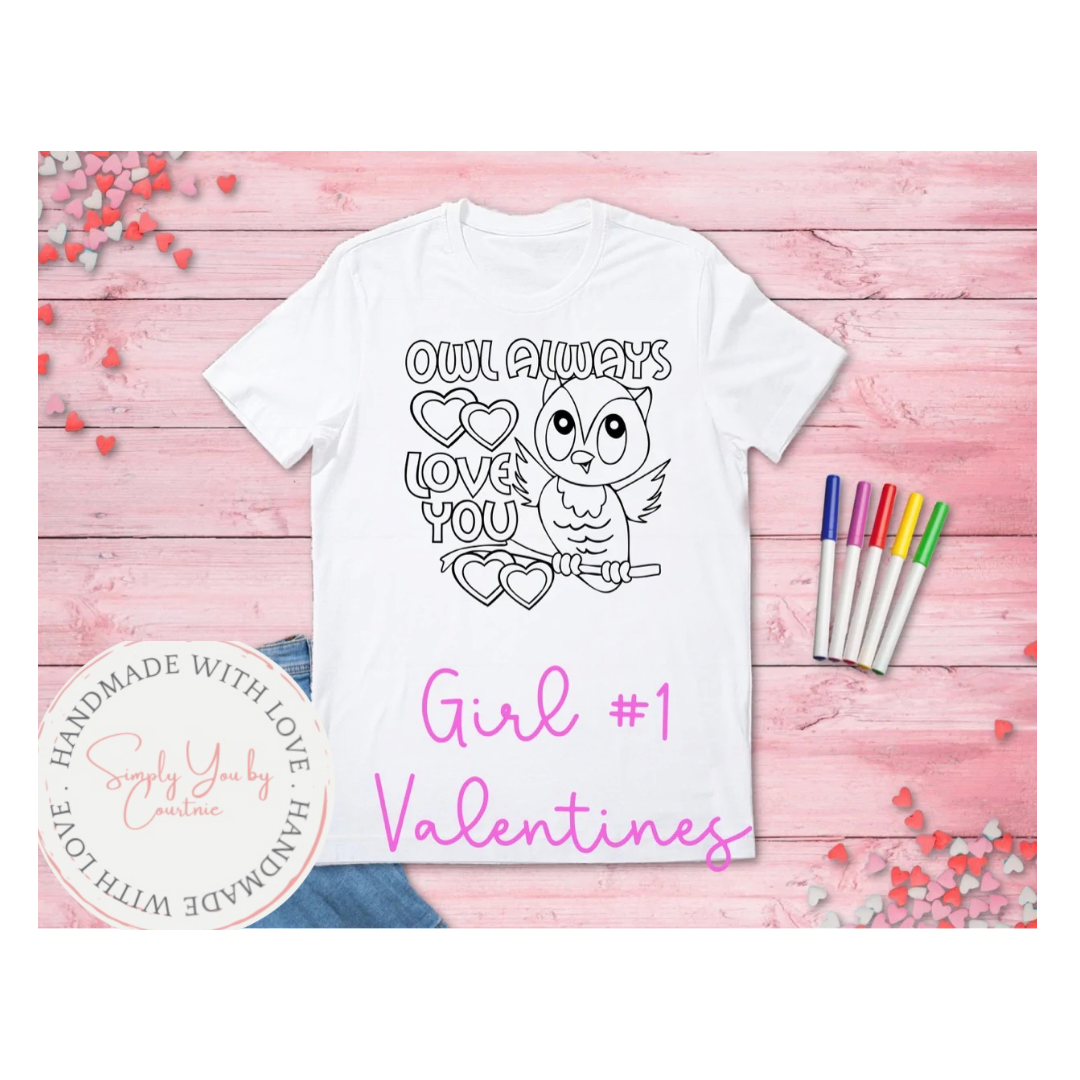 Cutest Valentine in Town Color - A - Shirt